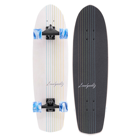 Серфскейт LANDYACHTZ Butter White Lines